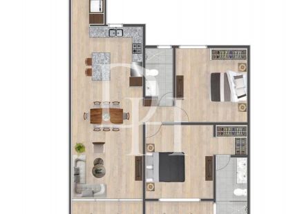 Апартаменты в Кабарете, Доминиканская республика, 78м2 - стоимость 145&nbsp;000$ - Ref: 79486 фото 12