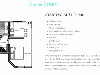 Апартаменты в Сосуа, Доминиканская республика, 45м2 - стоимость 117&nbsp;000$ - Ref: 79609 фото 25