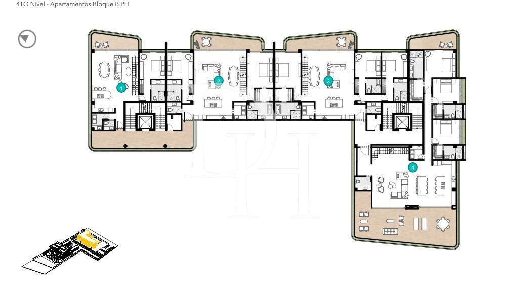 Апартаменты в Кабарете, Доминиканская республика, 120м2 - стоимость 450&nbsp;000$ - Ref: 80014 фото 14