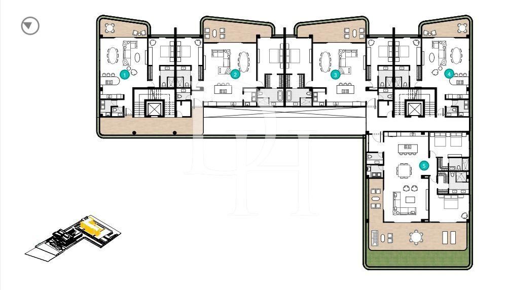 Апартаменты в Кабарете, Доминиканская республика, 120м2 - стоимость 450&nbsp;000$ - Ref: 80014 фото 15