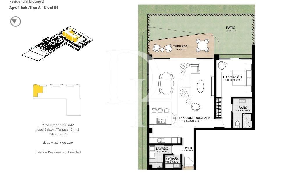 Апартаменты в Кабарете, Доминиканская республика, 120м2 - стоимость 450&nbsp;000$ - Ref: 80014 фото 16