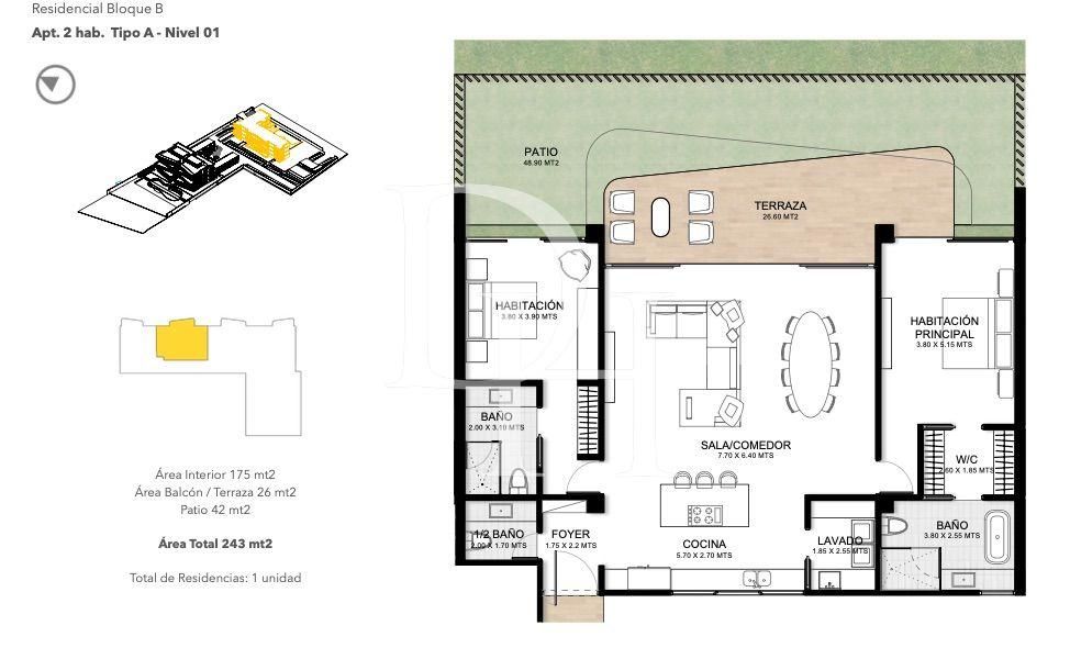 Апартаменты в Кабарете, Доминиканская республика, 120м2 - стоимость 450&nbsp;000$ - Ref: 80014 фото 17