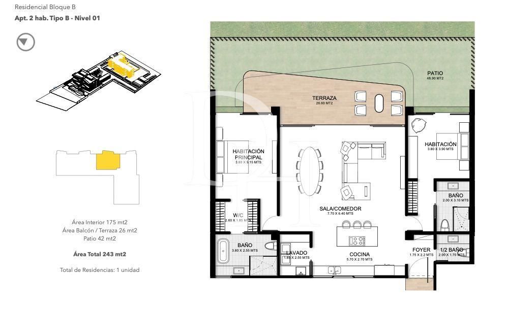 Апартаменты в Кабарете, Доминиканская республика, 120м2 - стоимость 450&nbsp;000$ - Ref: 80014 фото 18