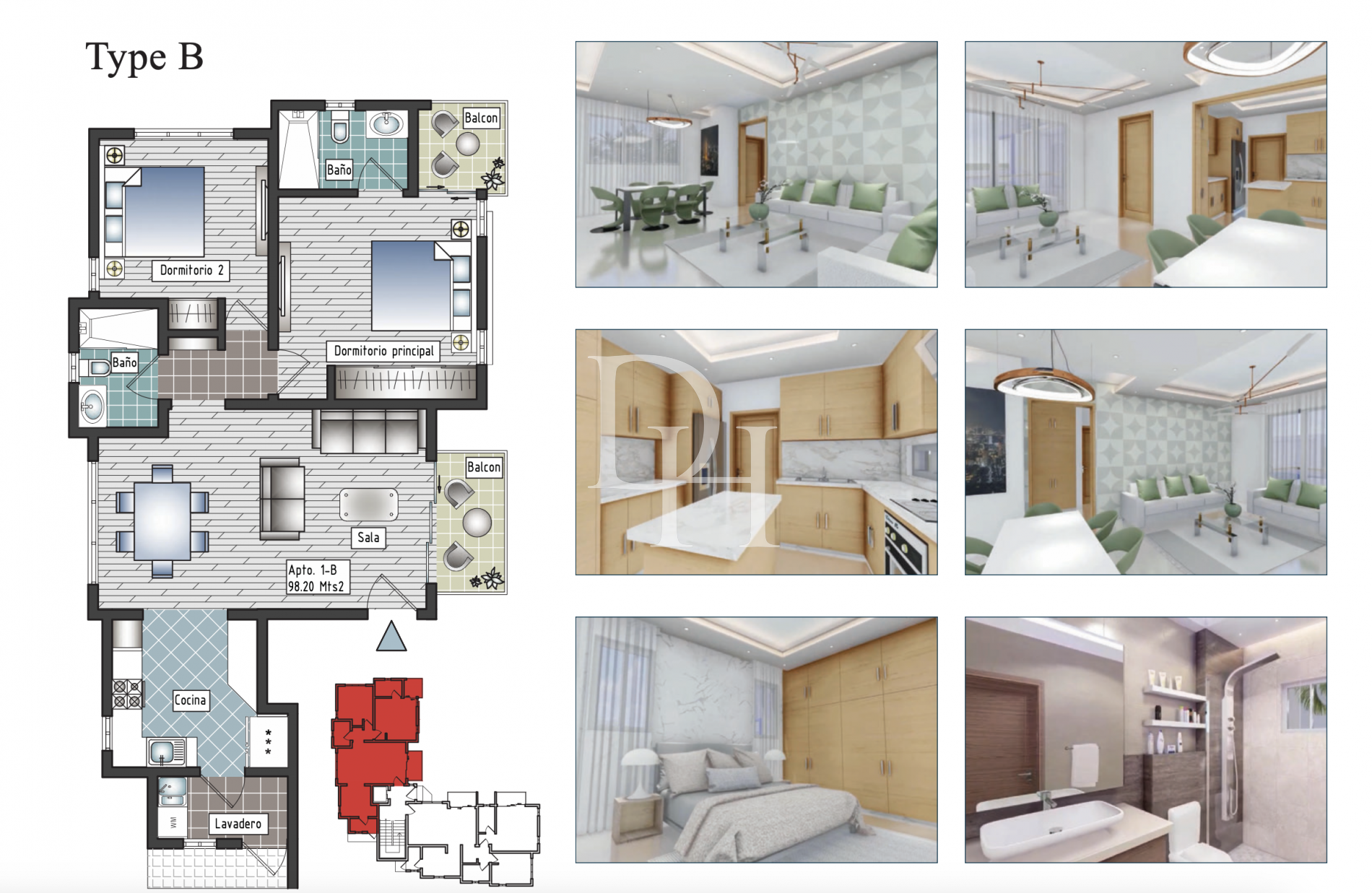 Апартаменты в Сосуа, Доминиканская республика, 101м2 - стоимость 212&nbsp;500$ - Ref: 80035 фото 2