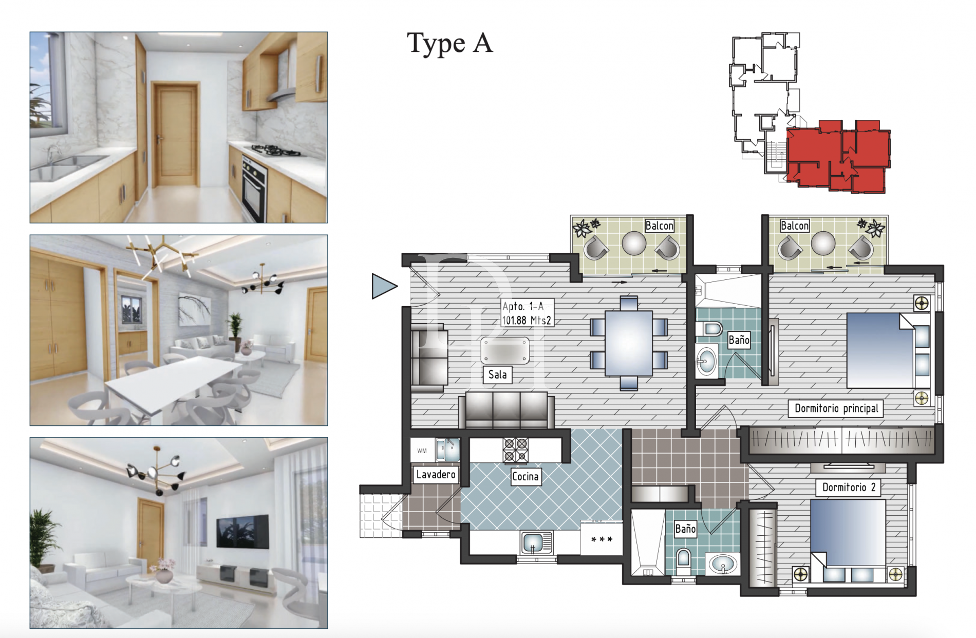 Апартаменты в Сосуа, Доминиканская республика, 101м2 - стоимость 212&nbsp;500$ - Ref: 80035 фото 3