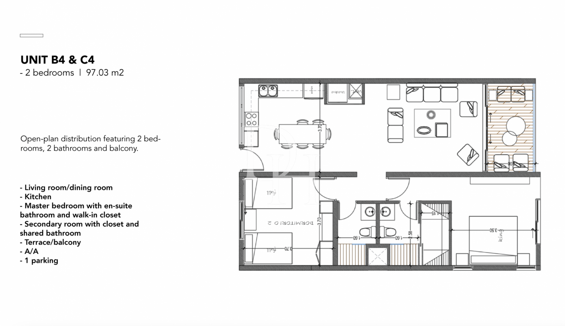 Апартаменты в Кабарете, Доминиканская республика, 97м2 - стоимость 299&nbsp;000$ - Ref: 80143 фото 6