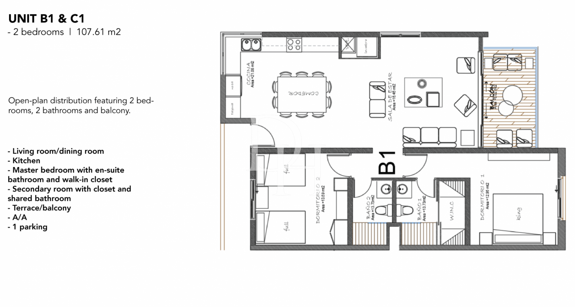 Апартаменты в Кабарете, Доминиканская республика, 97м2 - стоимость 299&nbsp;000$ - Ref: 80143 фото 8