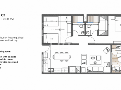 Апартаменты в Кабарете, Доминиканская республика, 97м2 - стоимость 299&nbsp;000$ - Ref: 80143 фото 9
