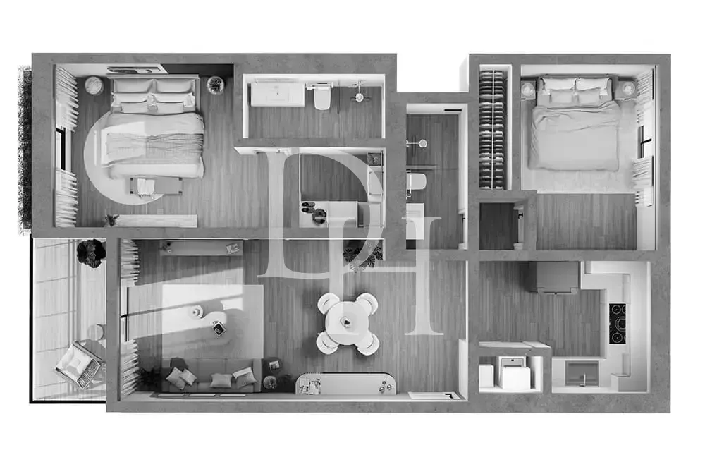 Апартаменты в Пунта-Кана, Доминиканская республика, 69м2 - стоимость 187&nbsp;000$ - Ref: 80172 фото 11