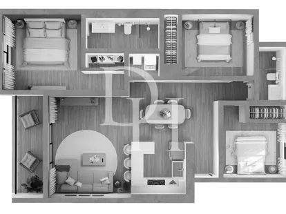 Апартаменты в Пунта-Кана, Доминиканская республика, 69м2 - стоимость 187&nbsp;000$ - Ref: 80172 фото 12