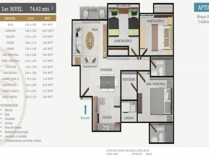 Апартаменты в Бока-Чика, Доминиканская республика, 72м2 - стоимость 77&nbsp;000$ - Ref: 80264 фото 5