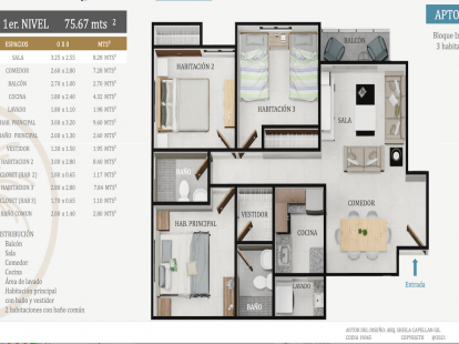 Апартаменты в Бока-Чика, Доминиканская республика, 72м2 - стоимость 77&nbsp;000$ - Ref: 80264 фото 6