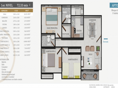 Апартаменты в Бока-Чика, Доминиканская республика, 72м2 - стоимость 77&nbsp;000$ - Ref: 80264 фото 7