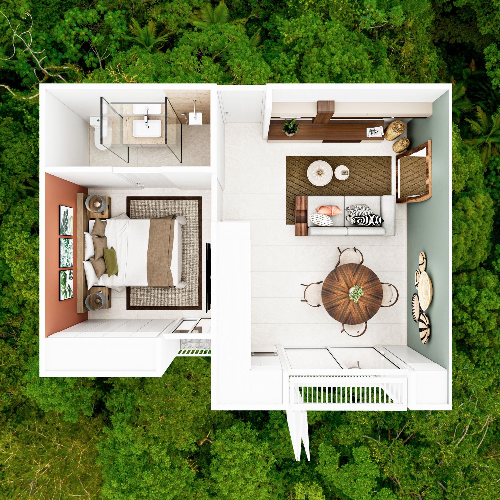 Apartments in Punta Cana, Dominican Republic, 44m2 - for 83&nbsp;500$ - Ref: 80312 photo 3