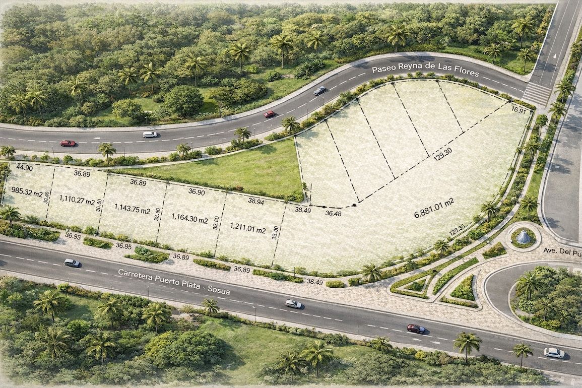 Участок в Сосуа, Доминиканская республика, 1 143м2 - стоимость 138&nbsp;000$ - Ref: 80354 фото 2