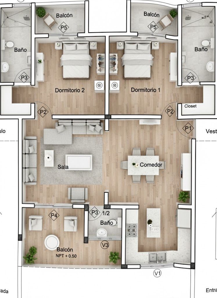 Apartments in Cabarete, Dominican Republic, 150m2 - for 251&nbsp;200$ - Ref: 80397 photo 8