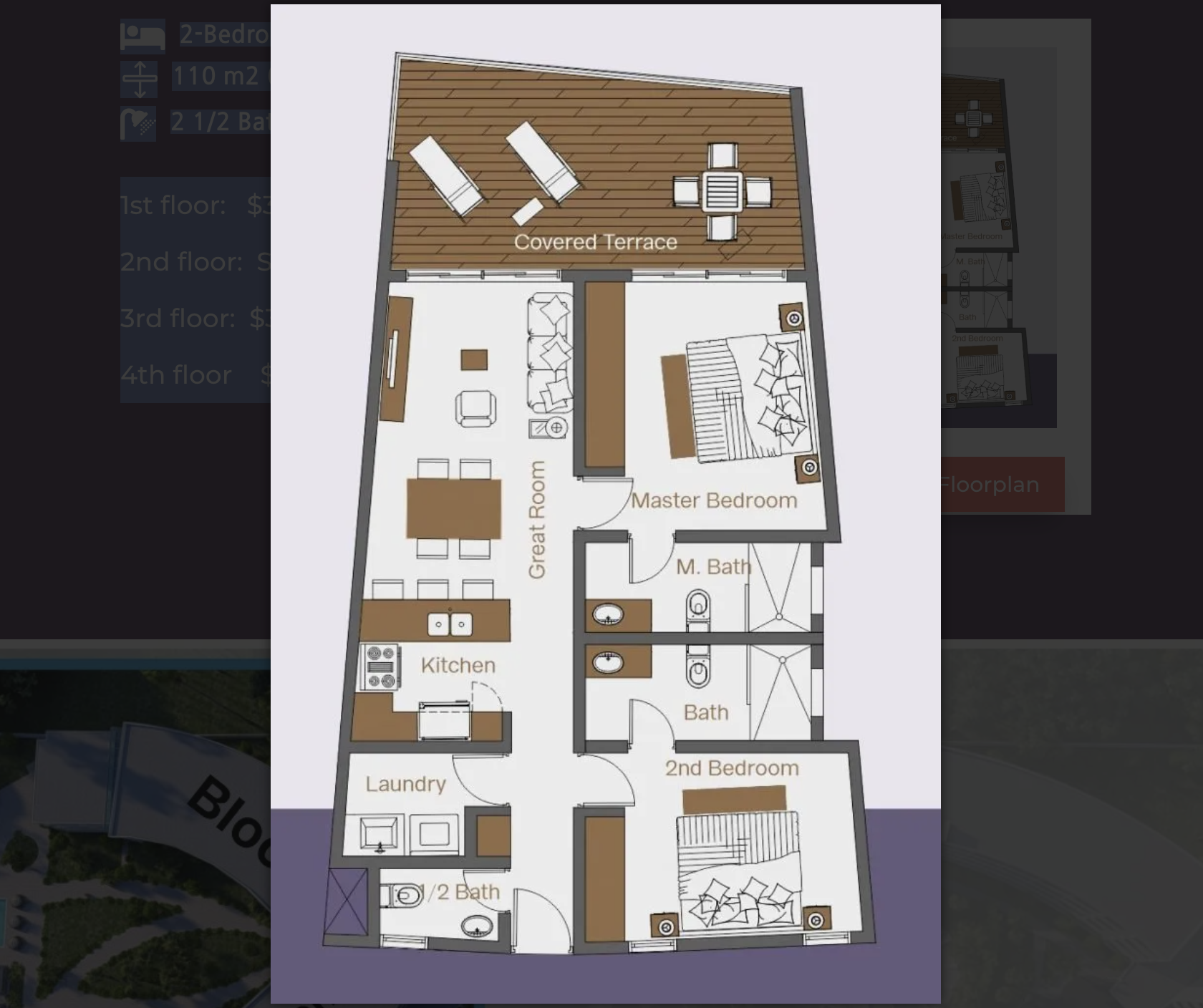 Апартаменты в Кабарете, Доминиканская республика, 110м2 - стоимость 341&nbsp;000$ - Ref: 80424 фото 18