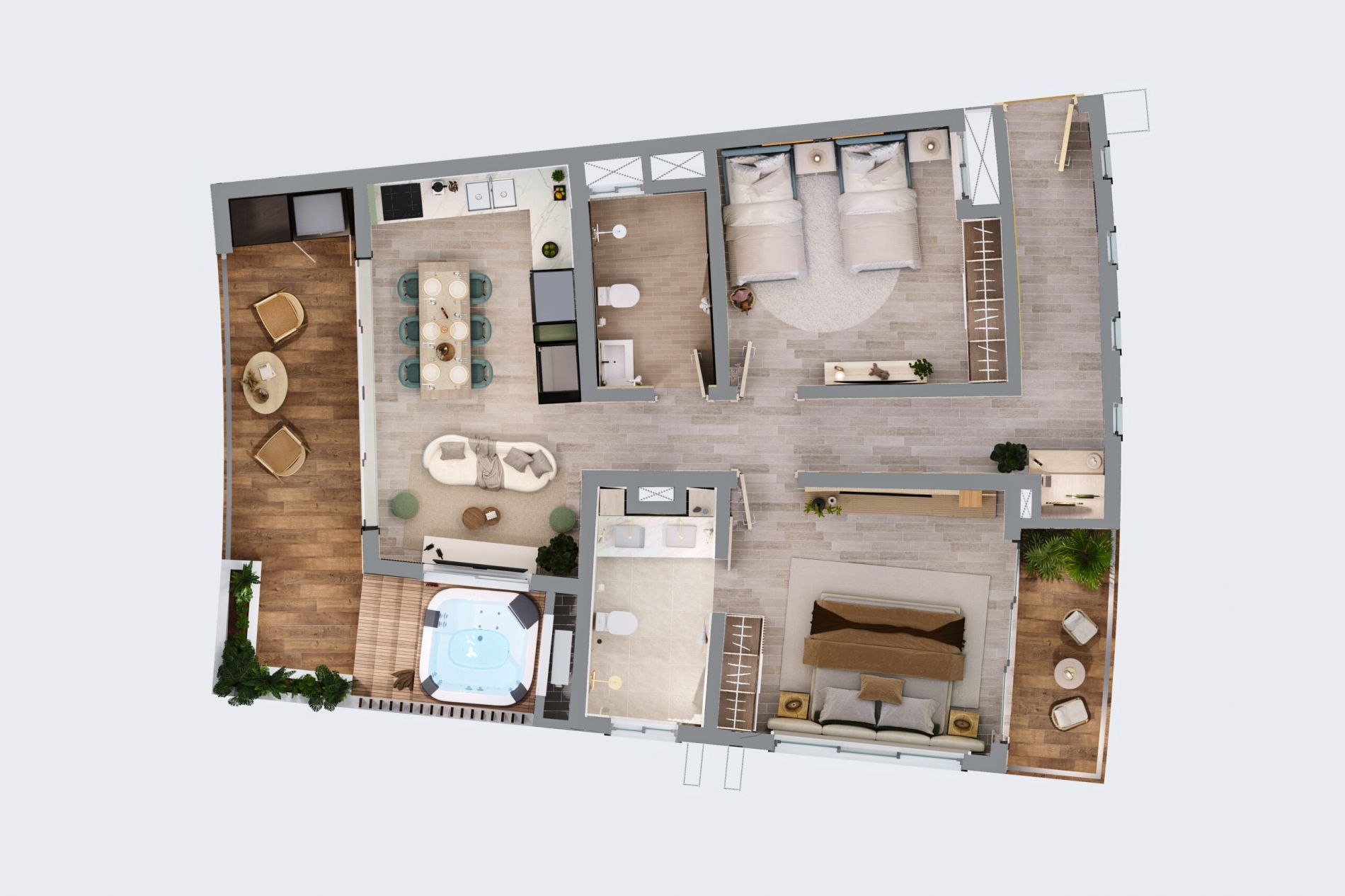 Апартаменты в Самане, Доминиканская республика, 80м2 - стоимость 151&nbsp;000$ - Ref: 80454 фото 6