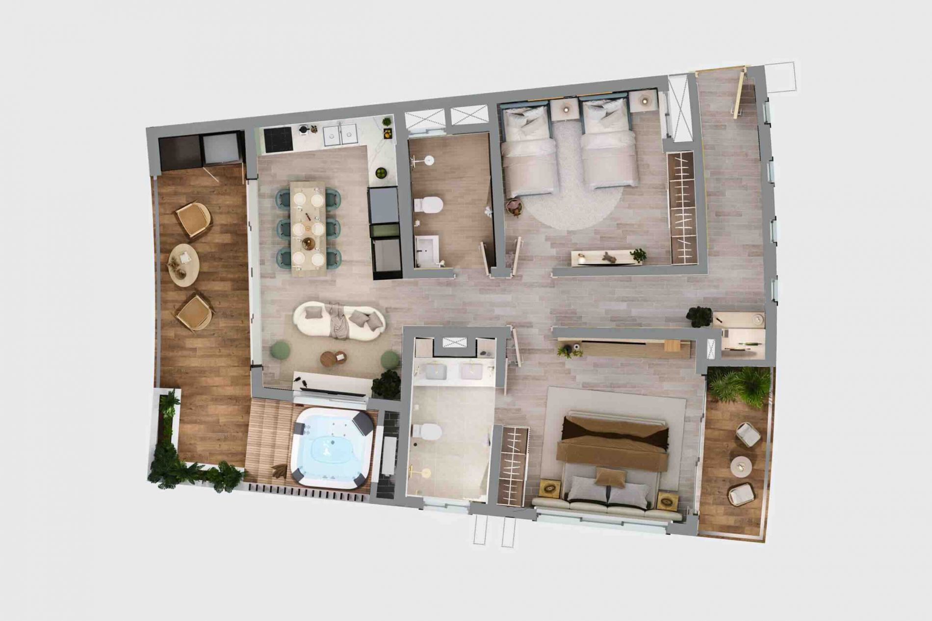 Апартаменты в Самане, Доминиканская республика, 80м2 - стоимость 151&nbsp;000$ - Ref: 80454 фото 8