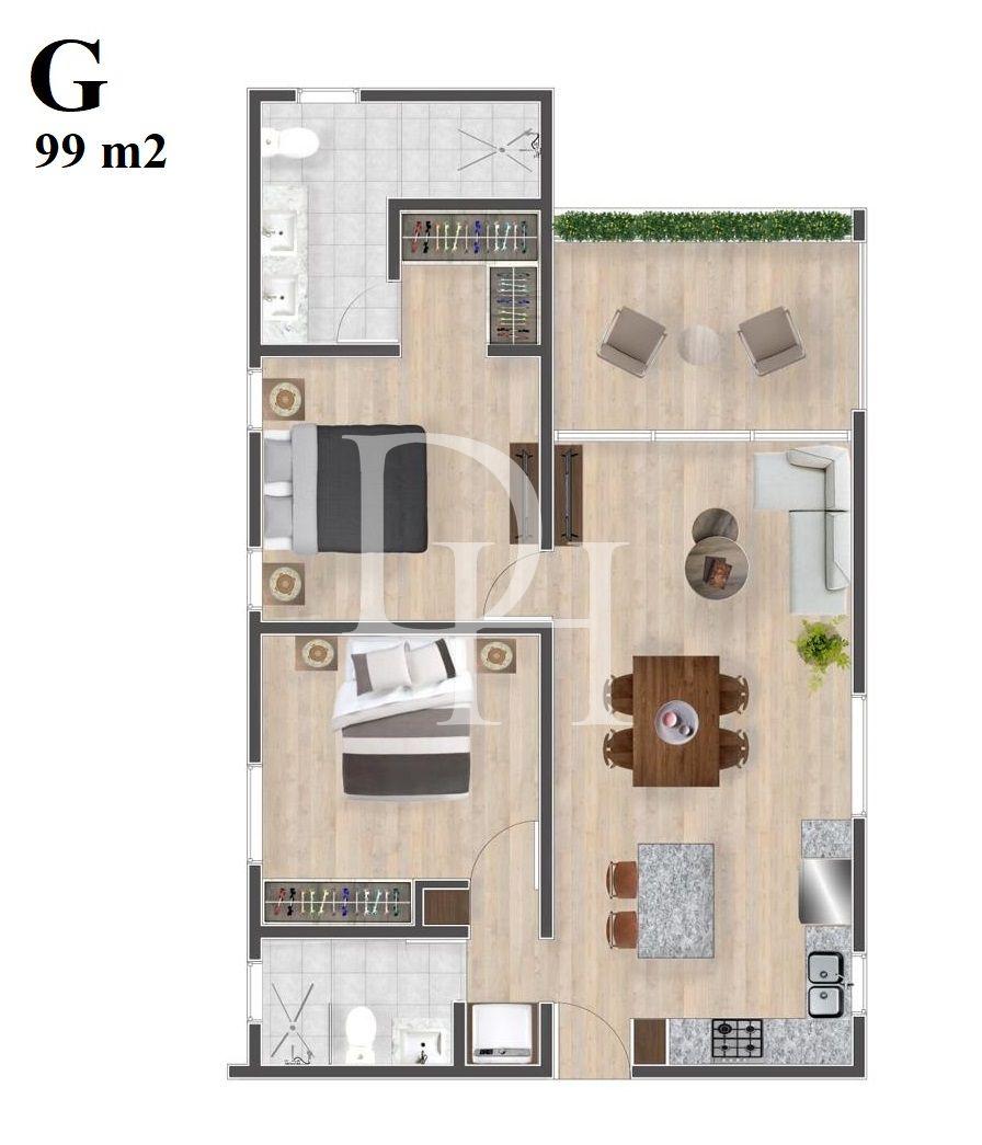 Апартаменты в Кабарете, Доминиканская республика, 78м2 - стоимость 145 000$ - Ref: 39372 фото 7