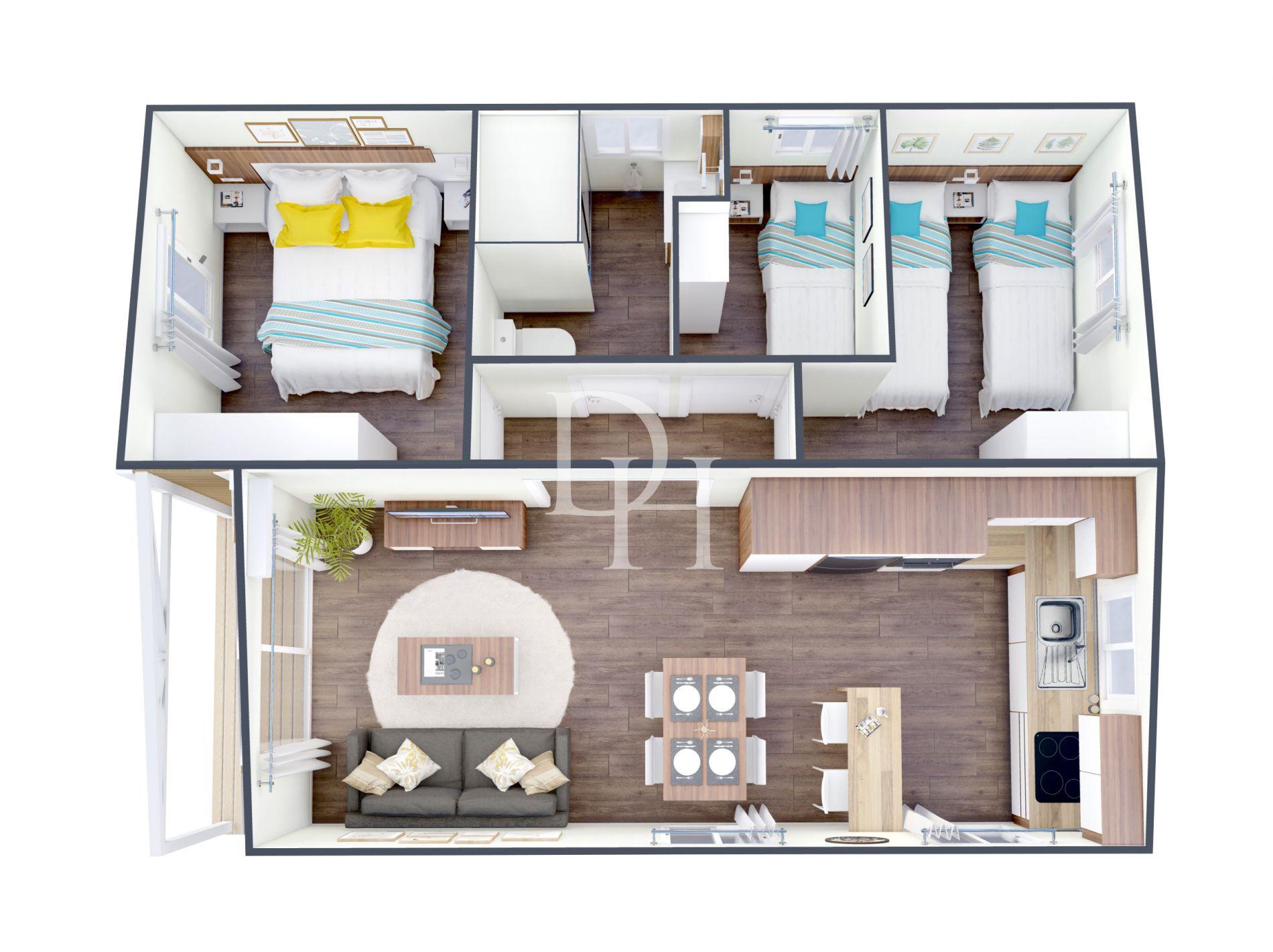 Вилла в La Mulata в Сосуа, Доминиканская республика, 65м2 - стоимость 70 000€ - Ref: 40955 фото 9