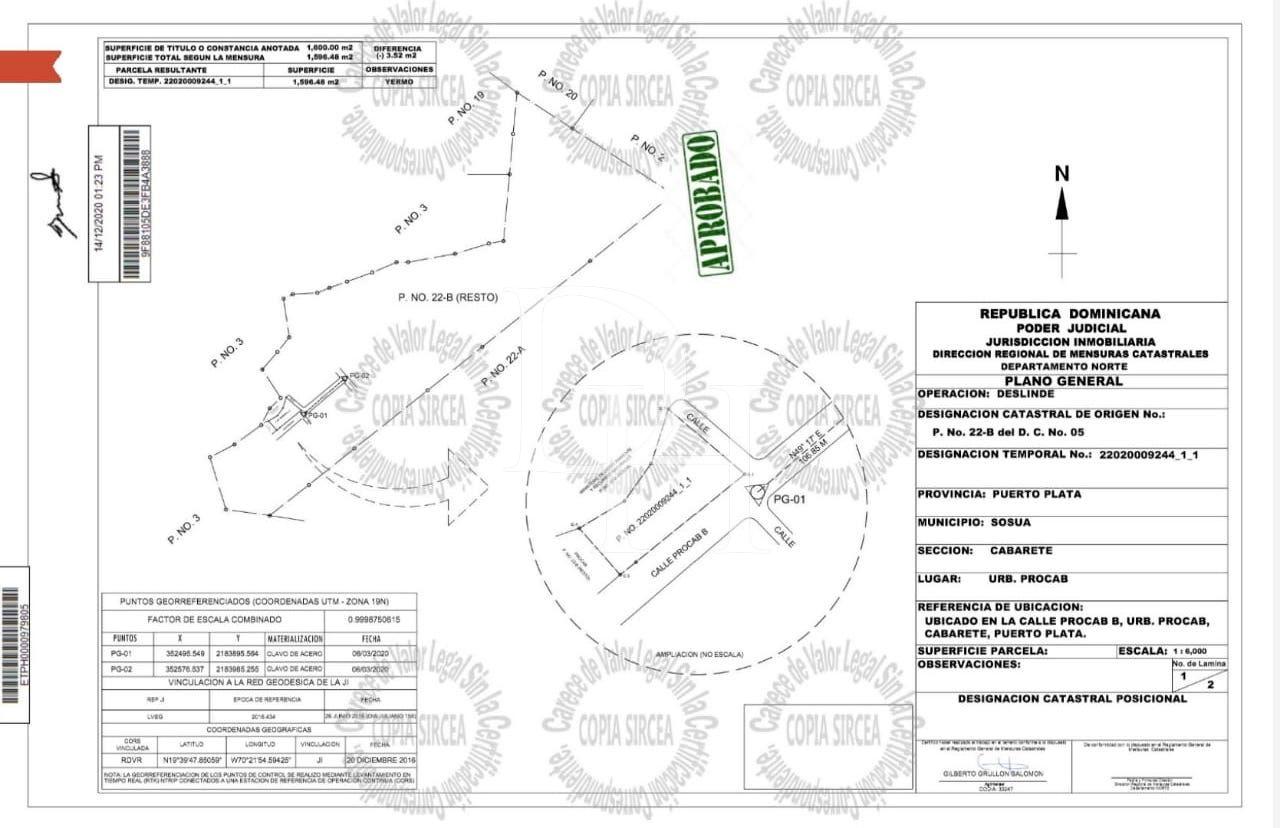 Участок в Кабарете, Доминиканская республика, 1 000м2 - стоимость 140 000$ - Ref: 42191 фото 2