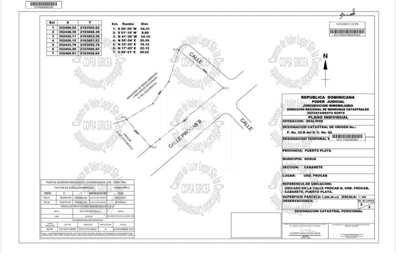 Участок в Кабарете, Доминиканская республика, 1 000м2 - стоимость 140 000$ - Ref: 42191 фото 3