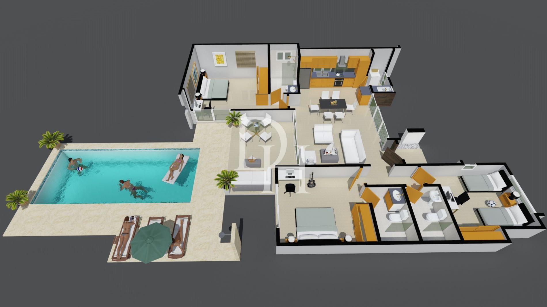 Вилла в Кабарете, Доминиканская республика, 100м2 - стоимость 255&nbsp;000$ - Ref: 44813 фото 14