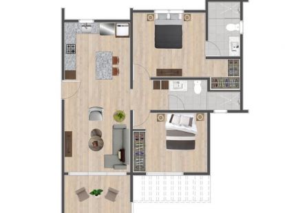 Апартаменты в Кабарете, Доминиканская республика, 78м2 - стоимость 145 000$ - Ref: 39372 фото 11