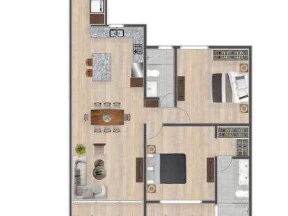 Апартаменты в Кабарете, Доминиканская республика, 78м2 - стоимость 145 000$ - Ref: 39372 фото 12