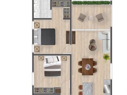 Апартаменты в Кабарете, Доминиканская республика, 78м2 - стоимость 145 000$ - Ref: 39372 фото 7