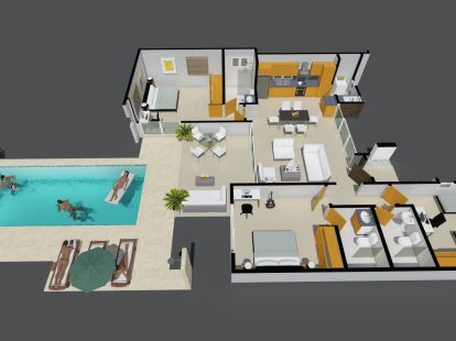 Вилла в Кабарете, Доминиканская республика, 100м2 - стоимость 255&nbsp;000$ - Ref: 44813 фото 14